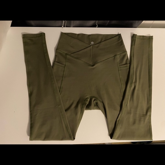 til you collapse TYC effortless vortex pocket leggings green tea size small / 6 - Picture 3 of 9